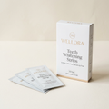 Wellora Teeth Whitening Strips 10 Pack - sleek white retail box with individual strip sachets